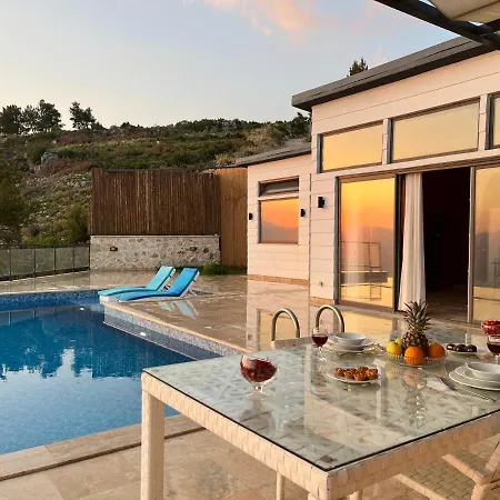 With Sea View And Pool For 2 People In Antalya, - Awz 119 Villa